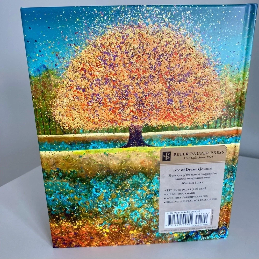 Colorful Tree of Dreams Art Hardcover Journal